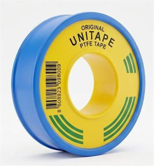 Billede af UNITAPE UNIPAK 12 M X 12 MM. X0,075 MM. BLÅ/GUL