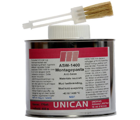 Billede af UNICAN ASW-1400 500 G. METAL FRI MONTAGEPASTA INKL. PENSEL 