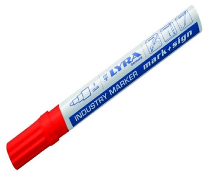 Billede af TUSCH LYRA INDUSTRI MARKER RØD