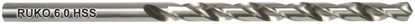 Billede af RUKO SPIRALBOR 5 MM - 132MM LANG SLEBET