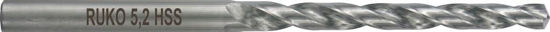 Billede af RUKO SPIRALBOR 5,2 MM - 132MM LANG SLEBET