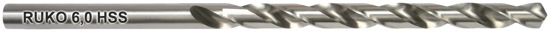 Billede af RUKO SPIRALBOR 6,0 MM. 139 MM. LANG