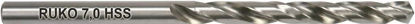 Billede af RUKO SPIRALBOR 7,0 MM - 156 MM LANG SLEBET