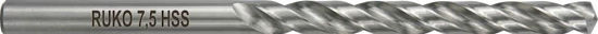 Billede af RUKO SPIRALBOR 7,5 MM - 156 MM LANG SLEBET