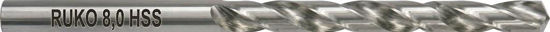 Billede af RUKO SPIRALBOR 8 MM. 165 MM. LANG SLEBET