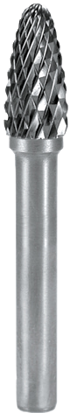 Billede af RUKO HÅRDMETALFRÆSER CYL 12X25 MM 65MM RUNDBUE FORM F
