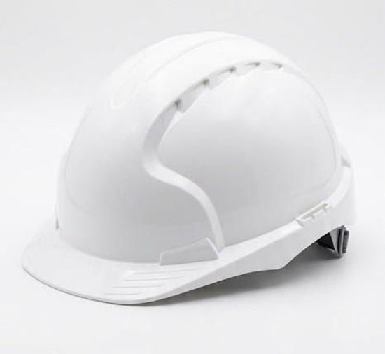 Billede af ARBEJDSHJELM EVO2 UDEN VENTILATION HVID 