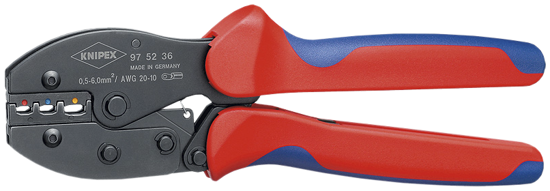 Billede af KNIPEX CRIMPTANG F/ISOLEREDE KABELSKO 0,5-6,0MM